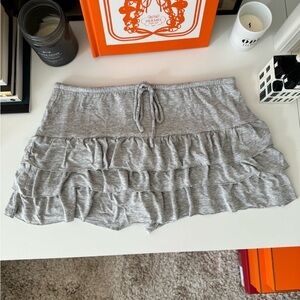 SKORT WITH RUFFLES